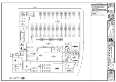 Blueprint floor plan 1st floor