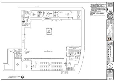 Blueprint floor plan 2nd floor